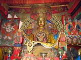 Mongolian Buddhism: A Buddha image at Erdene Zuu Monastery near Karakoram. Karakorum (Qara Qorum) was the capital of the Mongol Empire in the 13th century, and of the Northern Yuan in the 14-15th century. Its ruins lie in the northwestern corner of the Ovorkhangai Province of Mongolia, near today's town of Kharkhorin, and adjacent to the Erdene Zuu monastery. They are part of the upper part of the World Heritage Site Orkhon Valley Cultural Landscape.