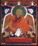 Undur Geghen Zanabazar (1635–1723), was the first Jebtsundamba Khutuktu, the spiritual head of Tibetan Buddhism for the Khalkha in Outer Mongolia. In 1640 Zanabazar was recognized by the Panchen Lama and the Dalai Lama as being a 'living Buddha', and he received his seat at Orgoo, then located in Ovorkhangai – 400 miles from the present site of Ulan Bator – as head of the Buddhist Gelug tradition in Mongolia.