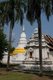 Thailand: The main chedi, the Kulai Chedia and Viharn Lai Kam, Wat Phra Singh, Chiang Mai, Northern Thailand