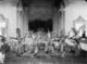 Cambodia: A 1929 photograph of a rehearsal of the Khmer Royal Ballet at the Chanchay Pavilion in Phnom Penh.