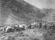 China / Tibet: Armed caravan escort in Khampa, c. 1915.