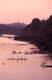 Thailand: Wat Khao Suwan Khiri overlooks the Yom River at sunset, Si Satchanalai Historical Park