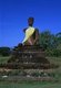 Thailand: Weather-beaten Buddha at Wat Phra Kaew, Kamphaeng Phet Historical Park
