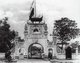 Vietnam: The ornate entrance to the military barracks on Hang Bai Street, Hanoi (early 20th century)