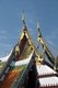 Thailand: Chofa (sky hook) on the roof of the viharn at Wat Yai Suwannaram, Phetchaburi