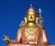 Statue of Guru Rinpoche, the patron saint of Sikkim. The statue in Namchi is the tallest statue of the Buddhist saint in the world at 36 metres (120 ft). Photo by Carsten Nebel (CC BY-SA 3.0 License).
